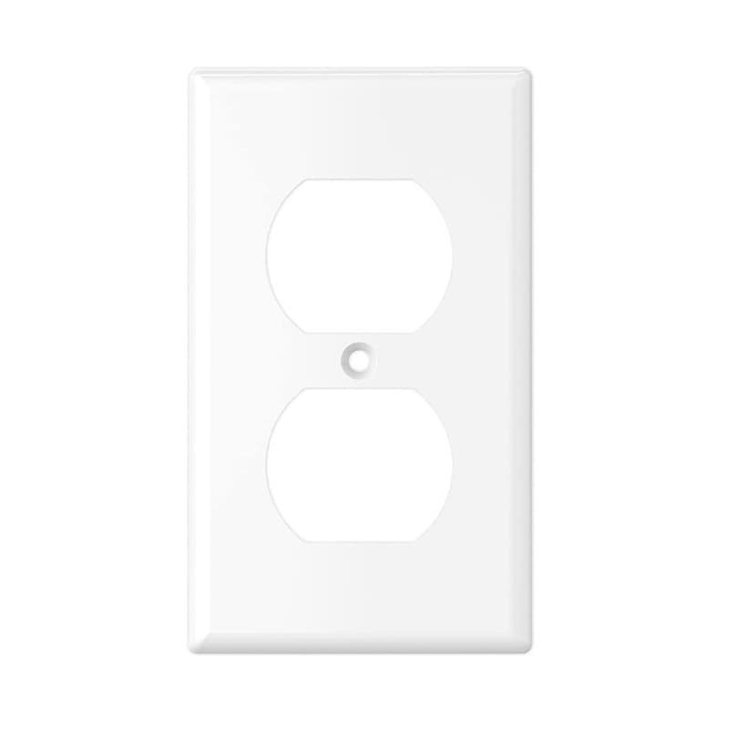 Cross-Border Exclusive American Standard Double-Gang Household Wall Socket, US Standard Socket Panel, Single-Gang Switch Socket, Plastic Faceplate