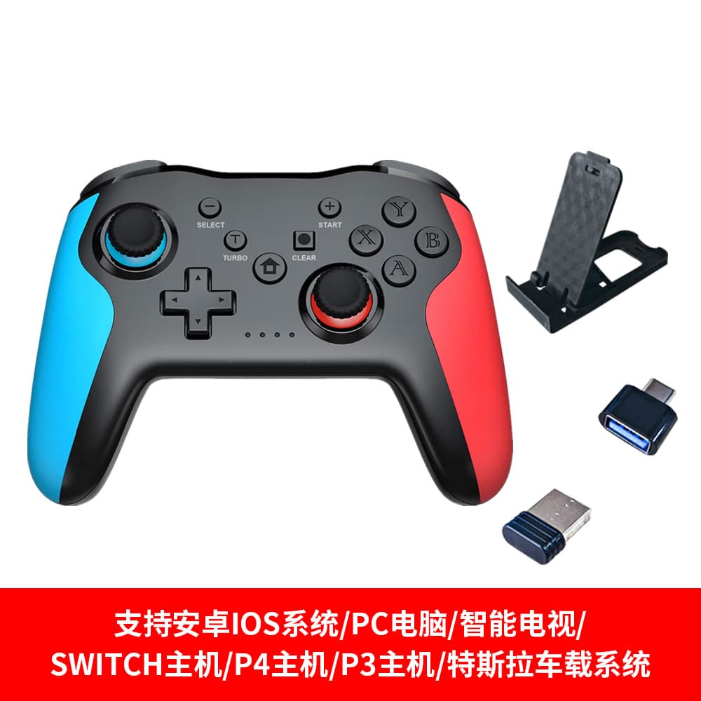 Bluetooth Gaming Controller for PC Android iOS SWITCH Tesla Car ABS Material Multi-Platform Gamepad with Vibration Function