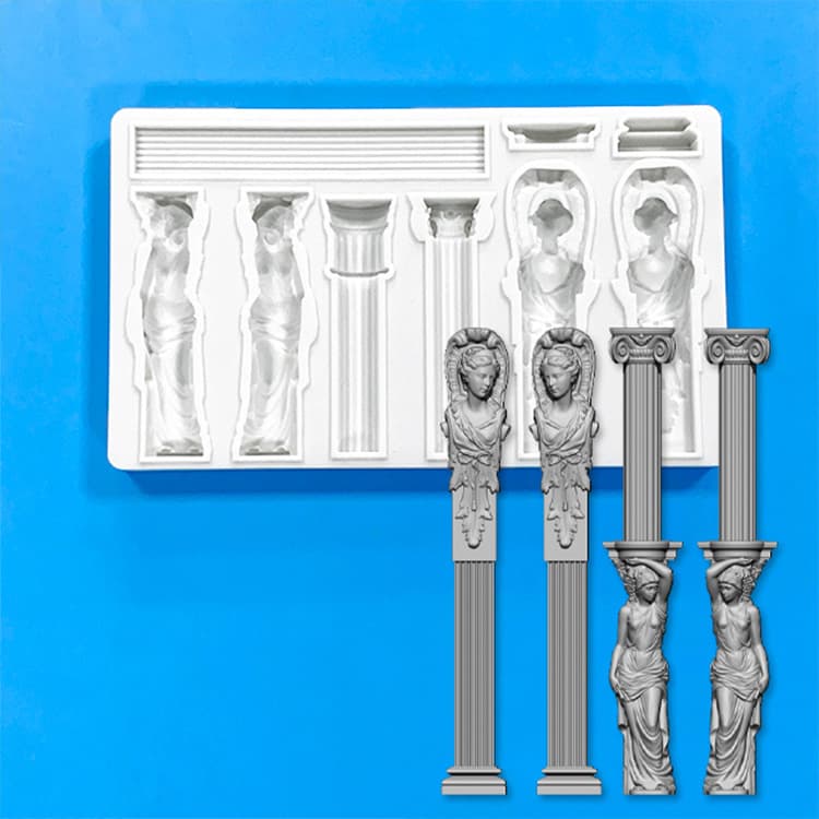 Candle Mold European Retro Greek Mythology Wedding Baking Mold Handmade Soap Chocolate Fondant Mold Factory
