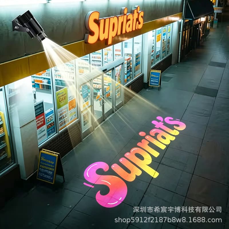 LED Gobo Logo Projector Outdoor Advertising Projector Waterproof