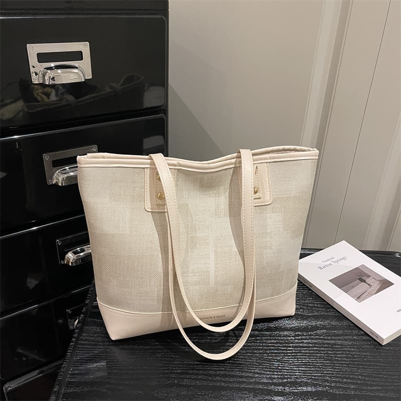Korean-style Large Capacity Bag for Women 2026 New Trendy Fashion Retro Women's Bag Commuter Casual Shoulder Tote Bag