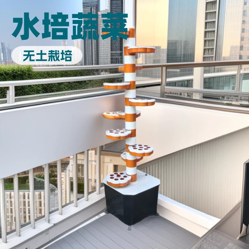 Soilless cultivation planting tower, hydroponic spiral planting tower, home hydroponic vegetable garden, balcony multi-layer planting equipment