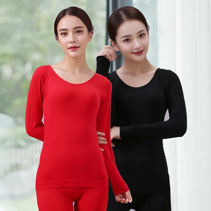 Women's 3-second Constant Temperature Slim Thin Thermal Underwear Set, Men's Seamless 3-second Super Stretch Base Layer, Goddess Wear
