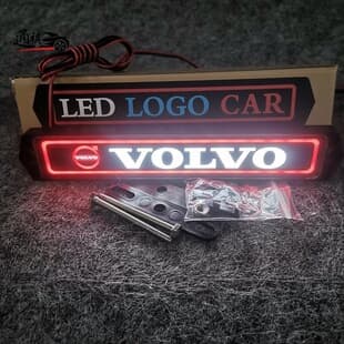 Car Grille Light Emitting Emblem Light Modification Suitable for Volvo High Brightness LED Front Grille Decorative Car Front Light Decoration