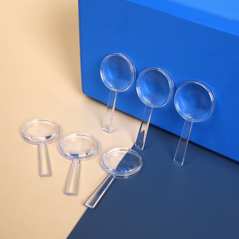 40 Transparent Plastic Magnifier Science Experiment Plant Root Observation Children's Magnifier Education Matching Accessories