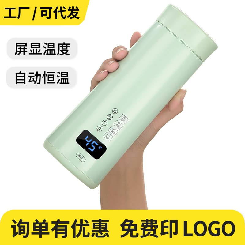 Portable Heating Cup Small Travel Electric Heating Cup Office Kettle Car USB Constant Temperature Cup Heating