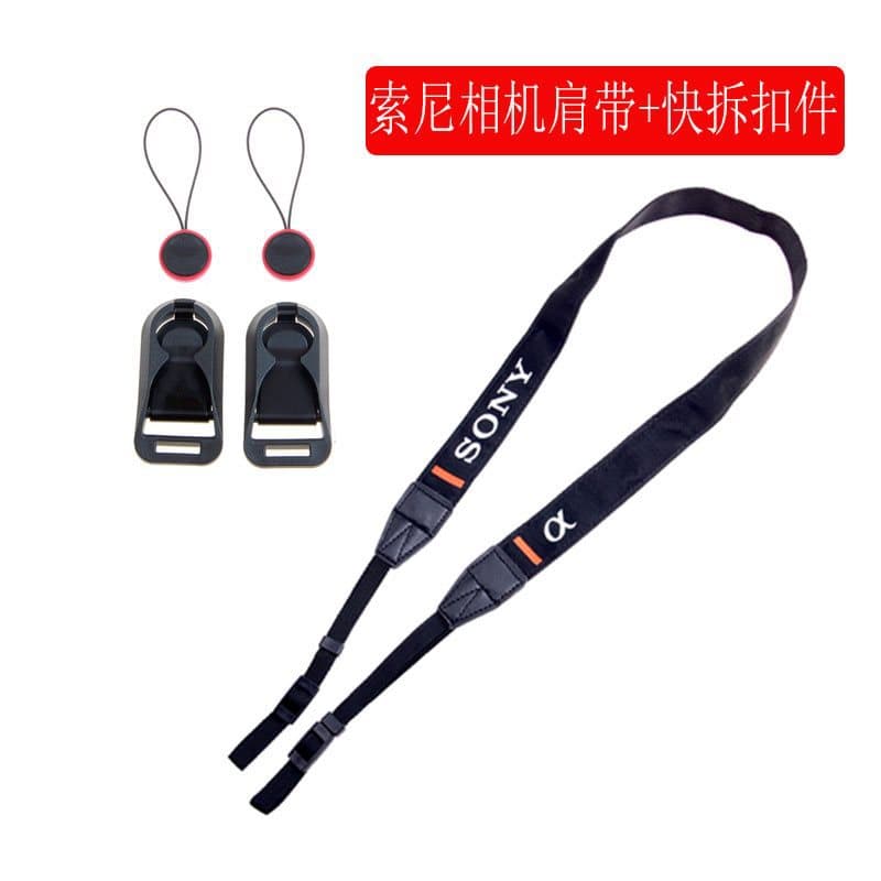 Compatible with Black Card Camera Strap A7M4 A7R5 Mirrorless Shoulder Strap Stress Relief Neck Strap Crossbody Quick Release Lanyard