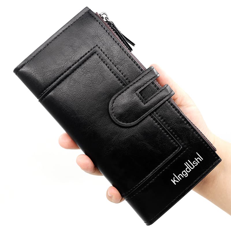 Women's Long Wallet European and American Fashion Multifunctional Practical Multi-Card Slot Handbag Phone Wallet Coin Purse