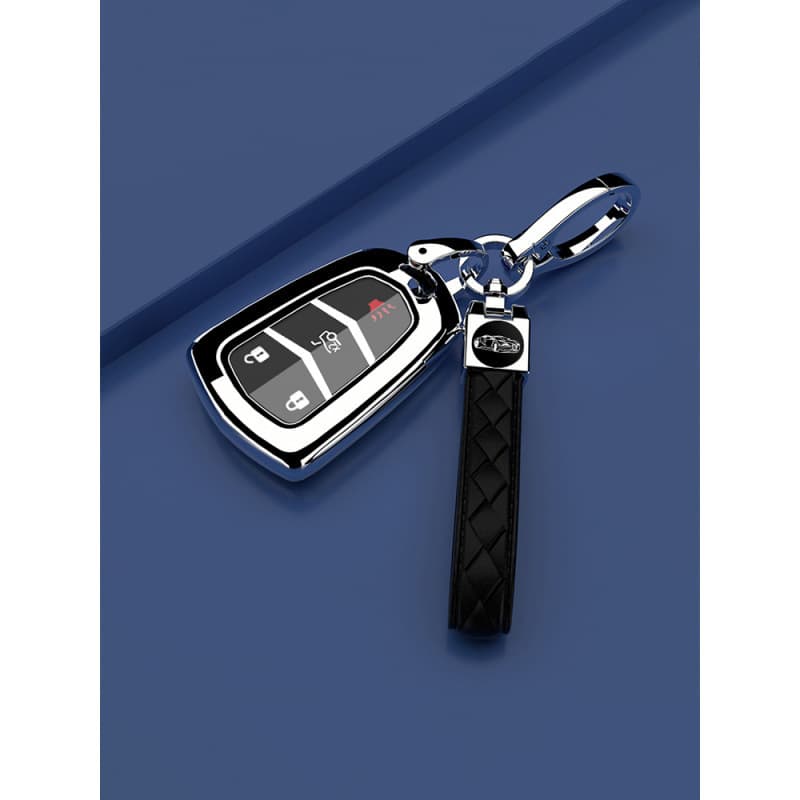 High-quality Key Case Cover for 2023 Cadillac XT4, Luxury Car Interior Decorative Shell for ATSL, Men's Keychain