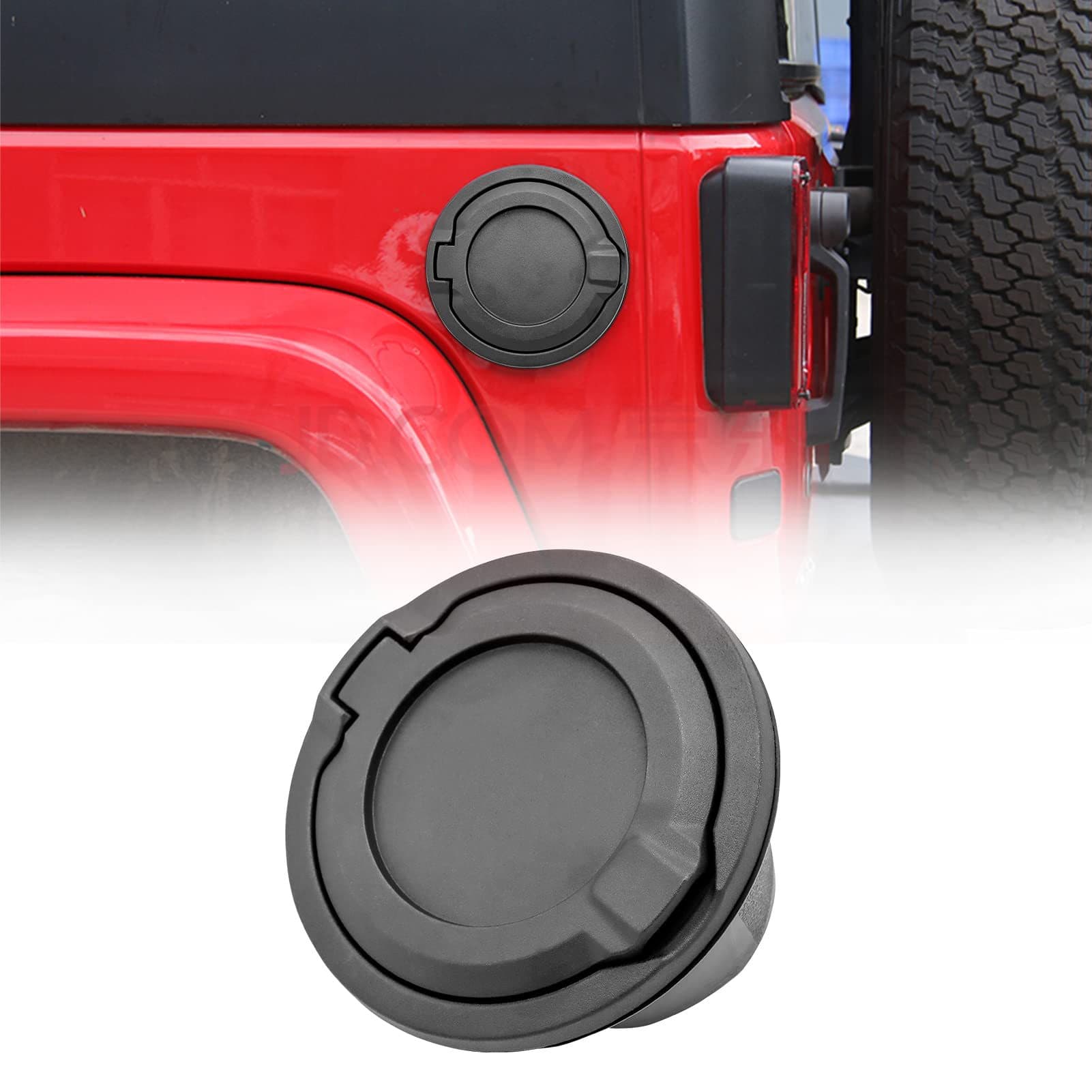 Fuel Filler Cap Exterior Accessory for Jeep Wrangler 2018-2021 JL