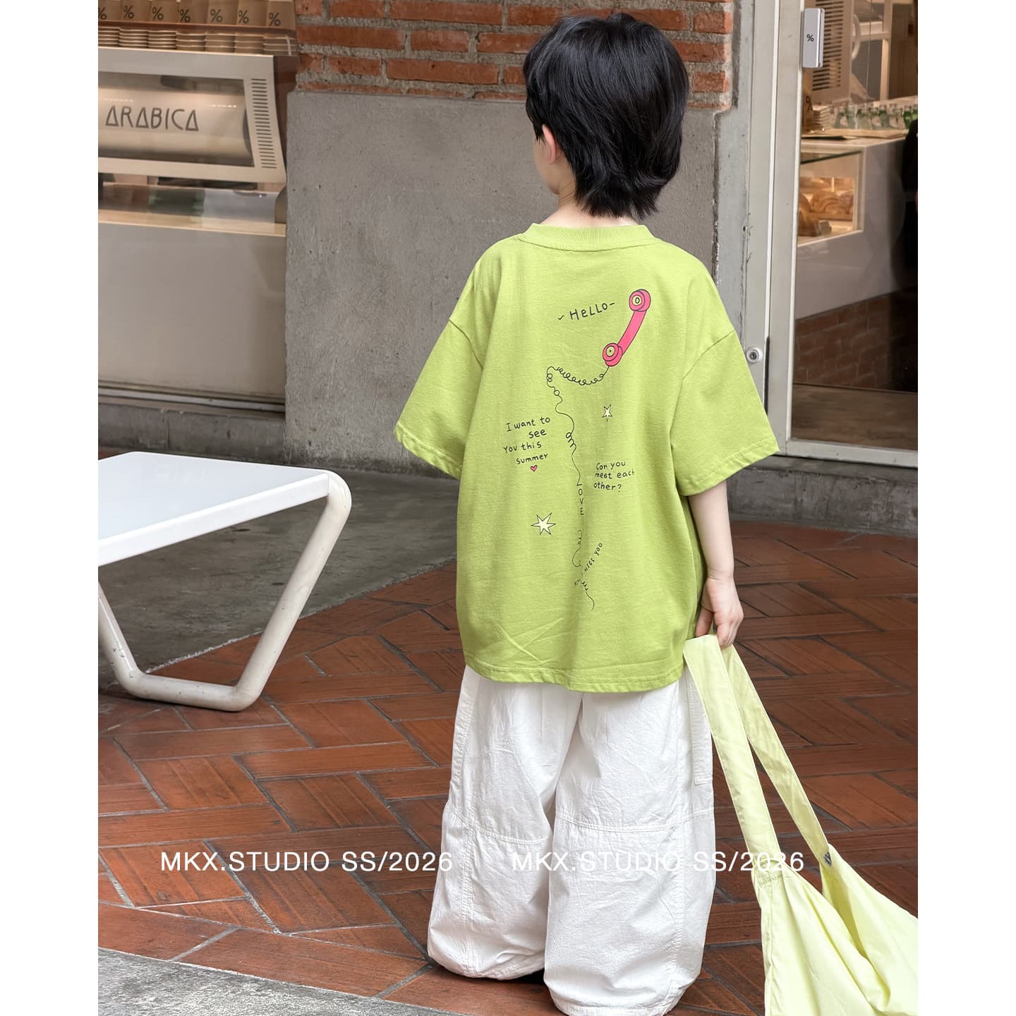 Children's Boys Short Sleeve T-Shirt Summer 2026 New Style Cotton Top for Big Kids