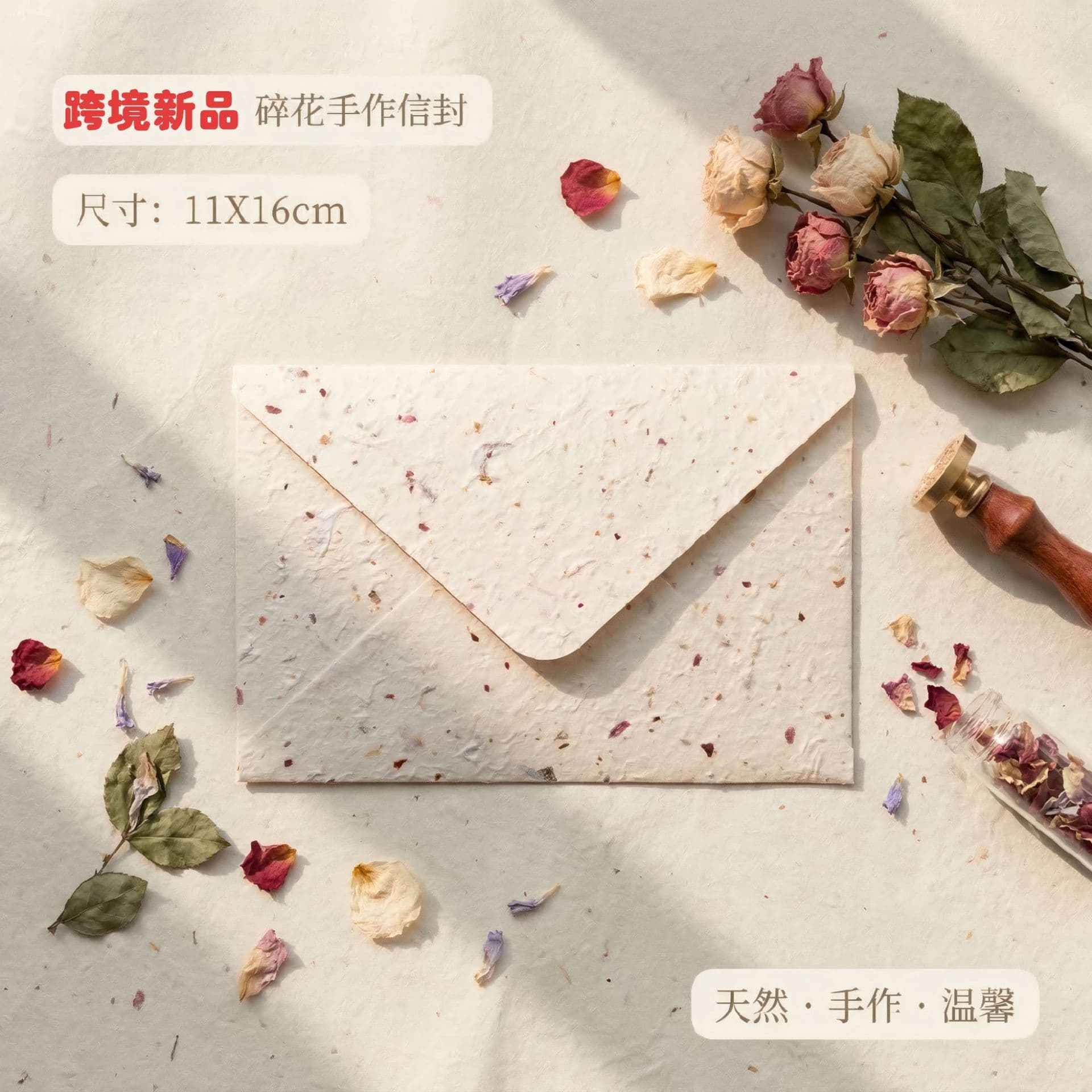 Embossed Floral Handmade Envelope Handwritten Greeting Card Envelope Invitation Postcard Invitation Letter Love Letter Envelope