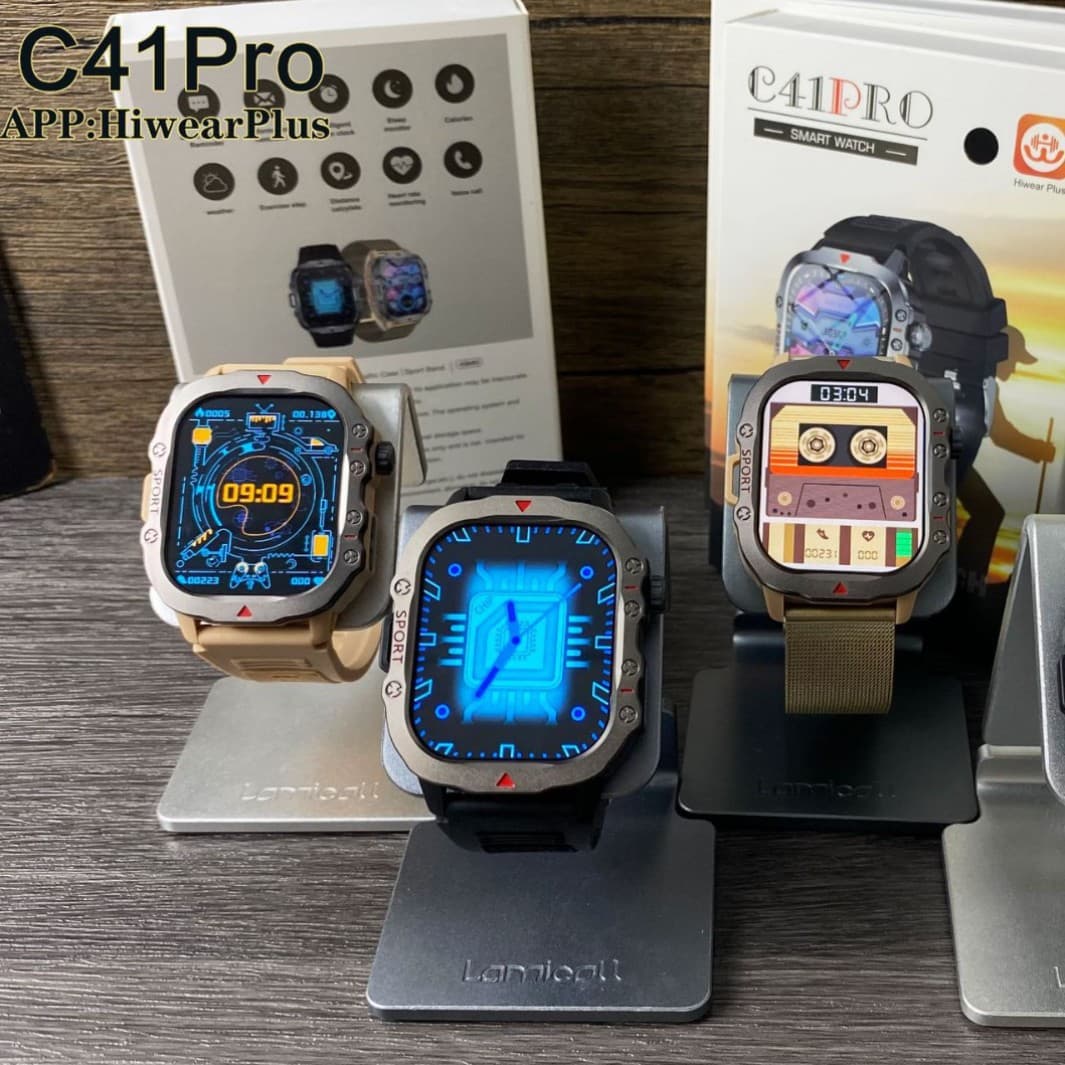 2026 New Smart Watch ⌚️ Rugged Outdoor Heart Rate Blood Pressure Monitoring Sports Smart Watch h11 qx11