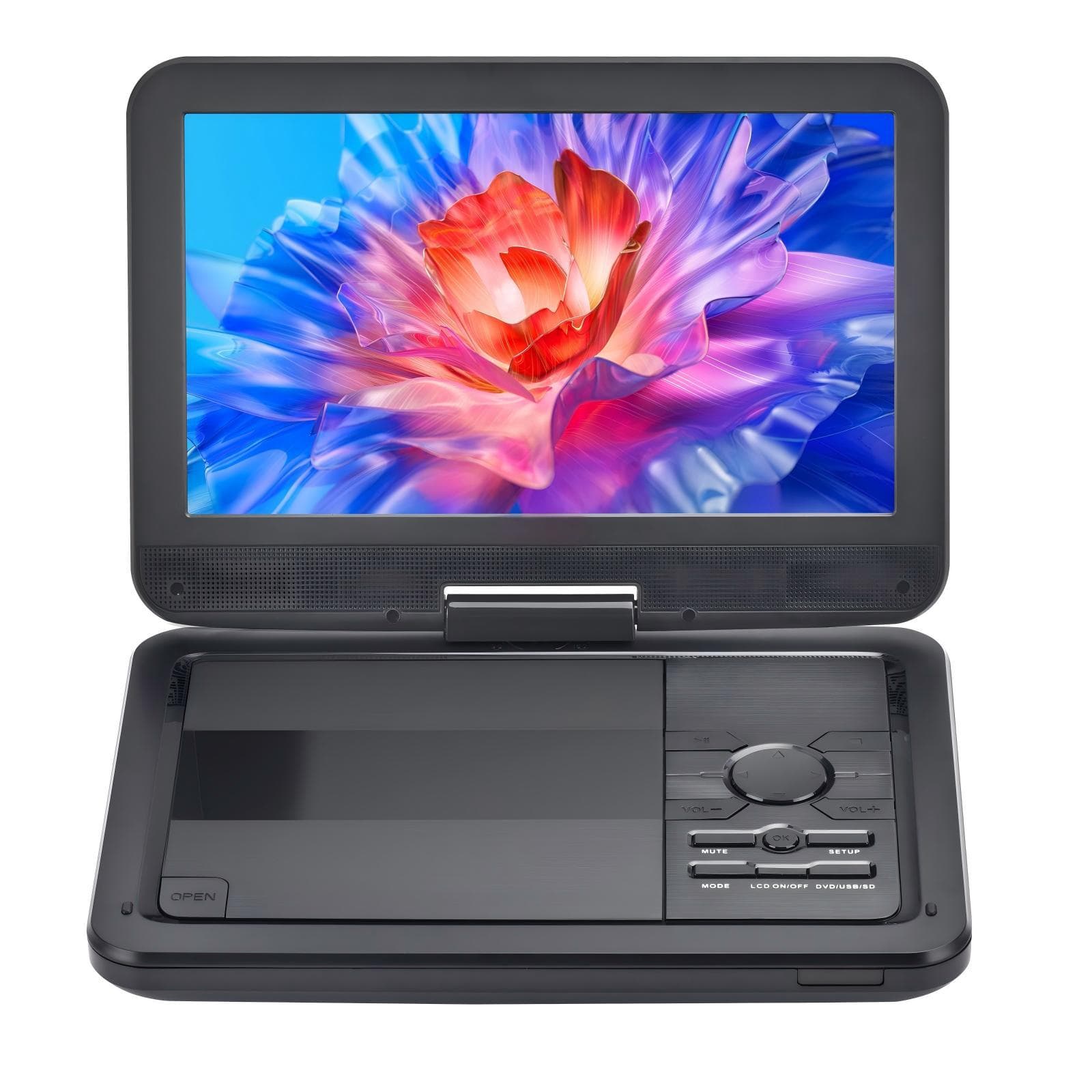 10-inch Portable DVD Player, Mobile Portable DVD/CD Player for Cross-Border English Market