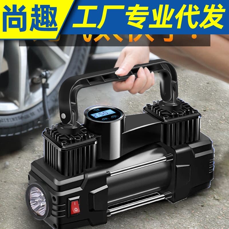 Single-Cylinder High Pressure 12V High-Power Car Tire Inflator Small Portable Electric Pump