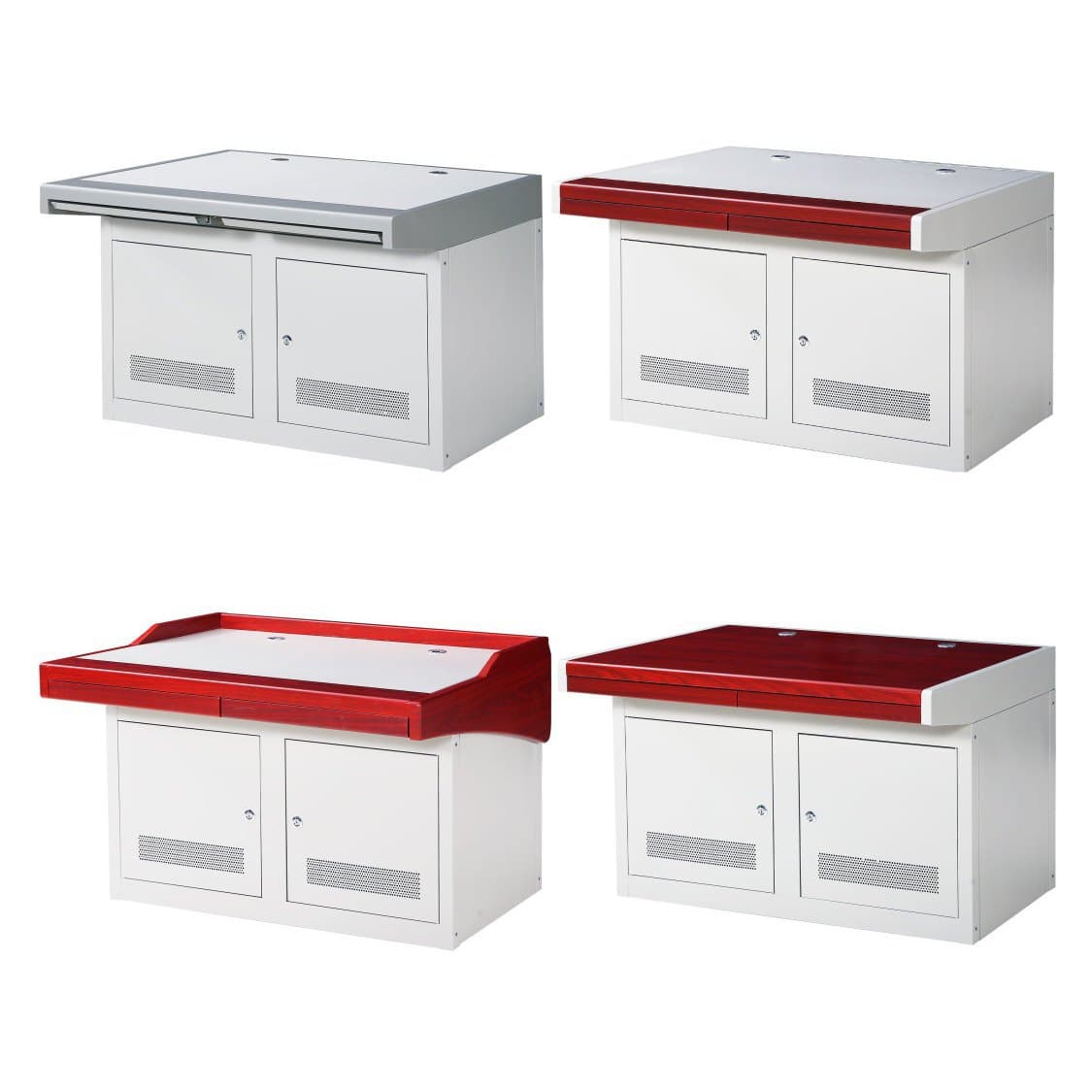 Monitoring console triple double computer room command center console platform table 5-link
