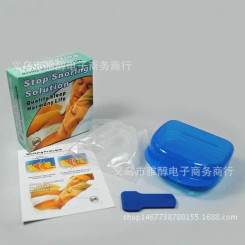Eva Anti-snoring Mouthpiece Sleep Aid Device Snore Stopper Noise Reduction Teeth Guard Nighttime Breathing Aid