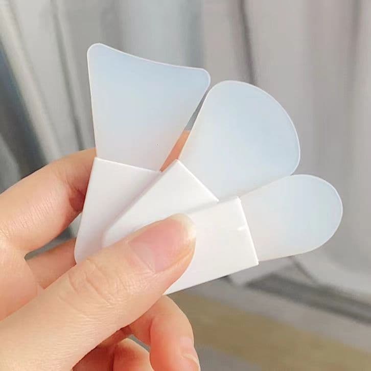 Silicone Face Mask Brush Mini Short Handle Mud Mask Spatula Cosmetic Tool Facial Beauty Brush Cross-Border Wholesale