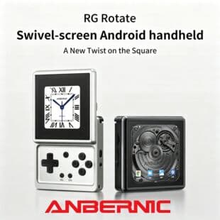 Anbernic RG Rotate Rotating Screen Mini Portable Android Retro Flip Screen Game Handheld