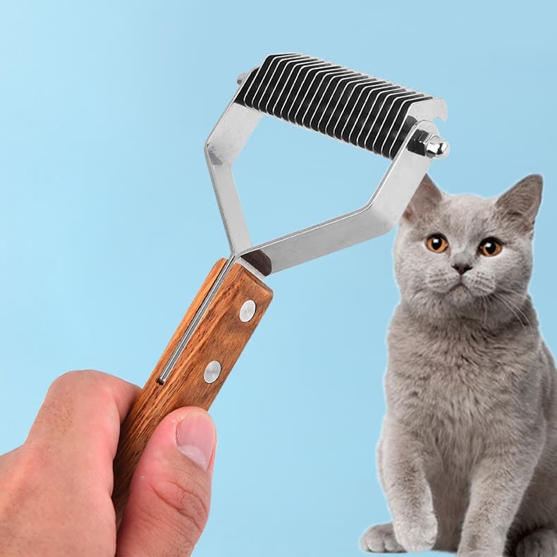 Customized Amazon cross-border animal pet dog and cat grooming tool for shaving, removing floating hair, knot-opening comb, brush and grooming tool