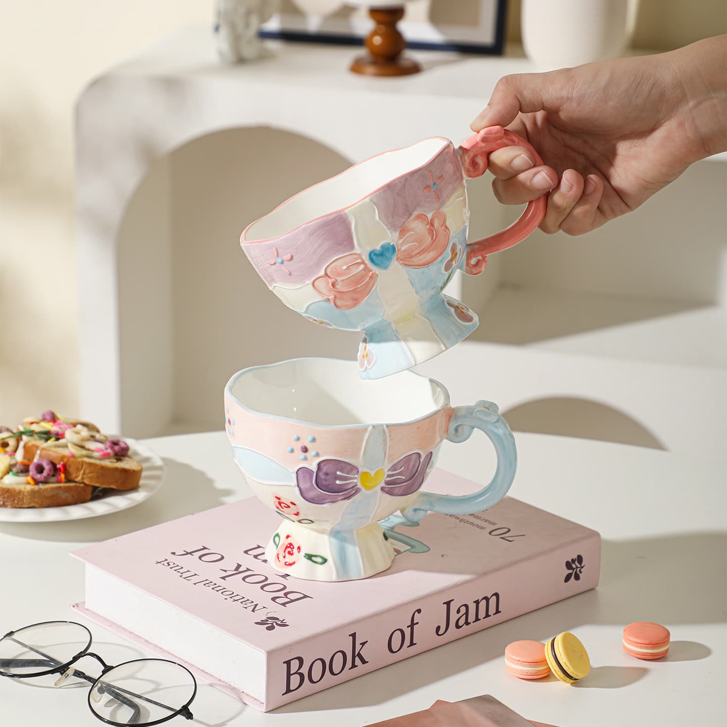 Home Ceramic Mug Cute Coffee Cup Milk Cup Water Cup Souvenir Mother's Day Souvenir