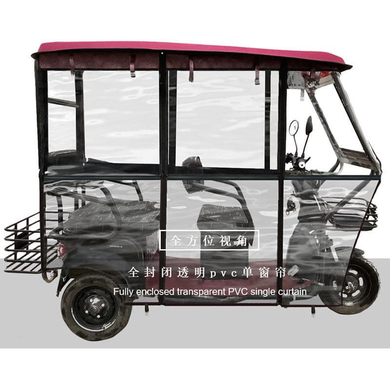 Supply Chain for Elderly Small Bus Electric Tricycle Canopies with Full Enclosure, Insulation, Rain Protection, Windproofing, and Extra Thick Fully Transparent Curtains