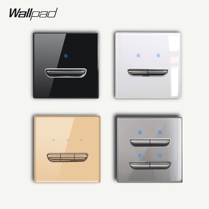 86 black glass 1/2/3/4 open toggle reset wall switch foreign trade European French socket USB charging