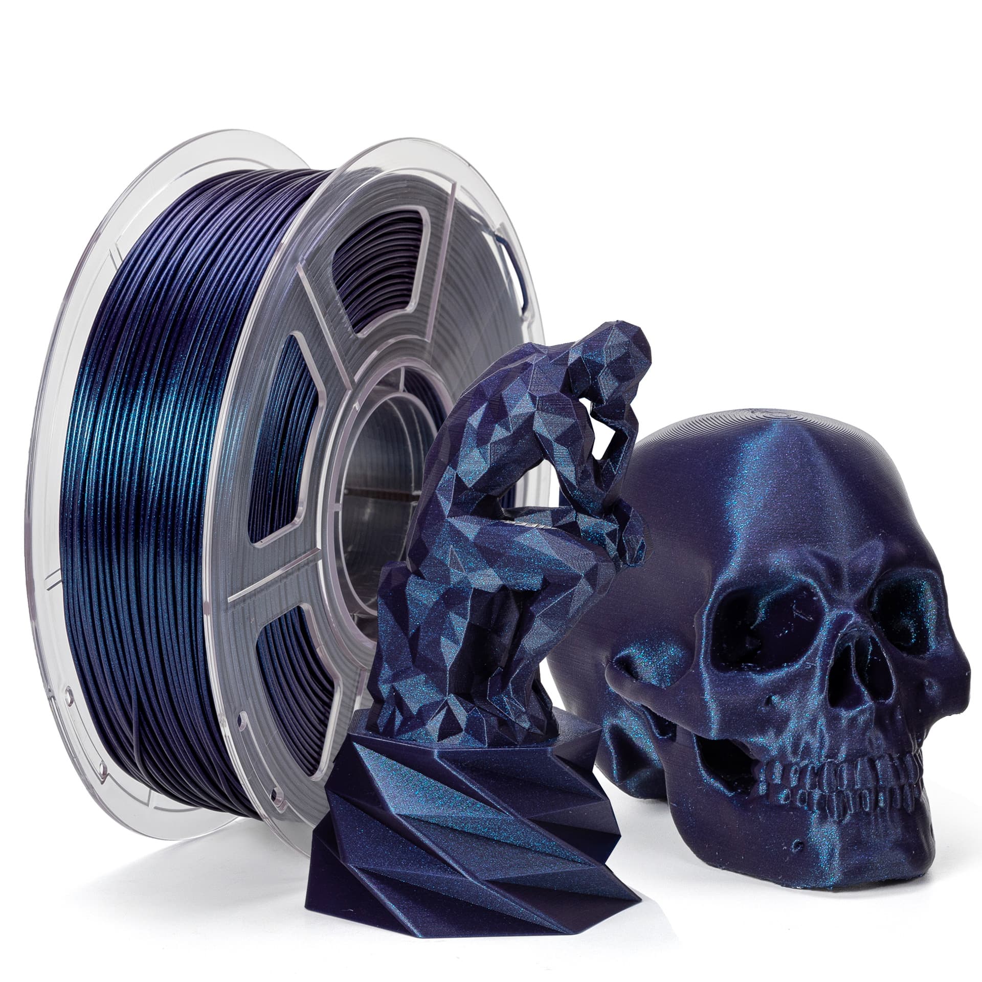 3D Printing Consumables PLA Chameleon Consumables Shine with Flash Point Color Changing PLA Consumables Suitable for Bamboo Extension Machine