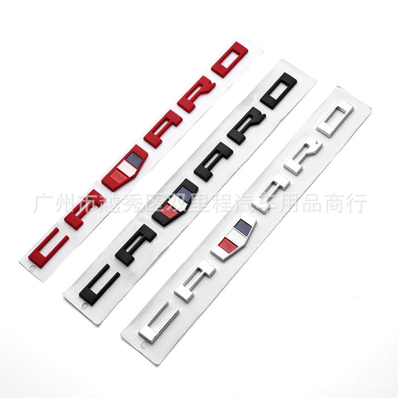CAMARO car sticker is suitable for Chevrolet Camaro Bumblebee front cover and rear English ABS car sticker