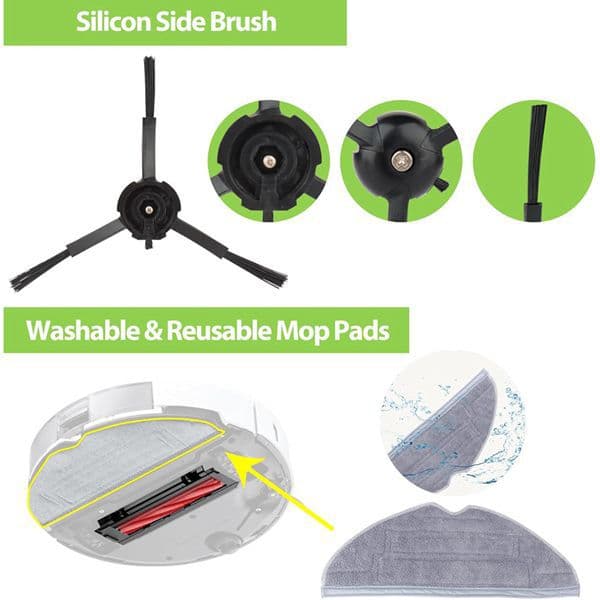 1 set Color: As shown in the picture Material: Plastic Suitable for Roborock S8 Pro Ultra machine