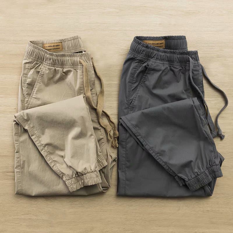Work Pants for Men, Loose Summer Style for Construction Sites, Non-Magnetic, Metal-Free, Labor Protection Pants, Drop Shipping Available