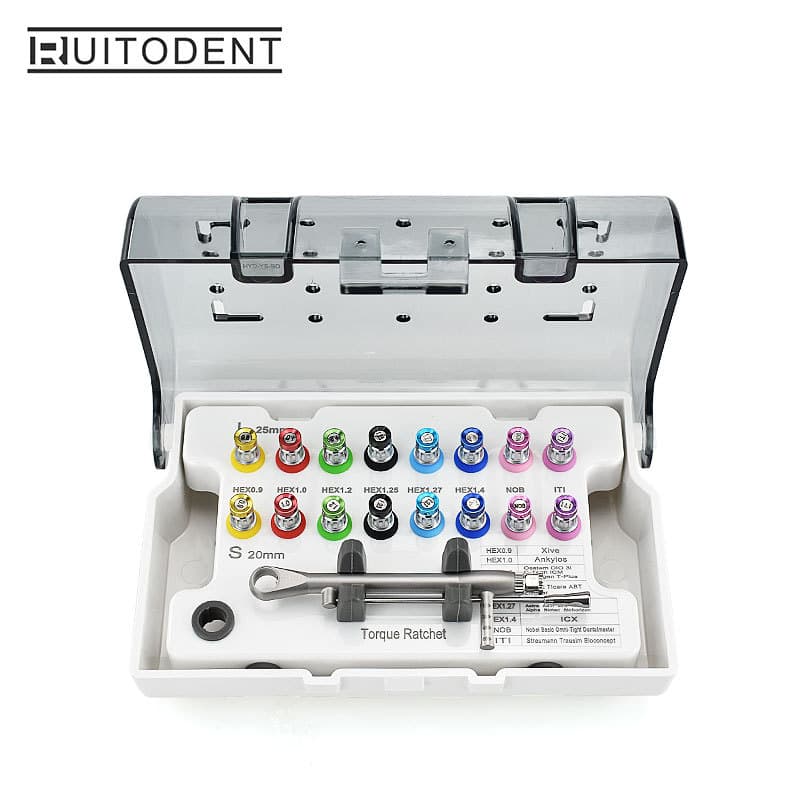 Dental Universal Implant Restoration Kit Restoration Screwdriver Implant Torque Wrench ITI Dentium DIO Osstem NOB