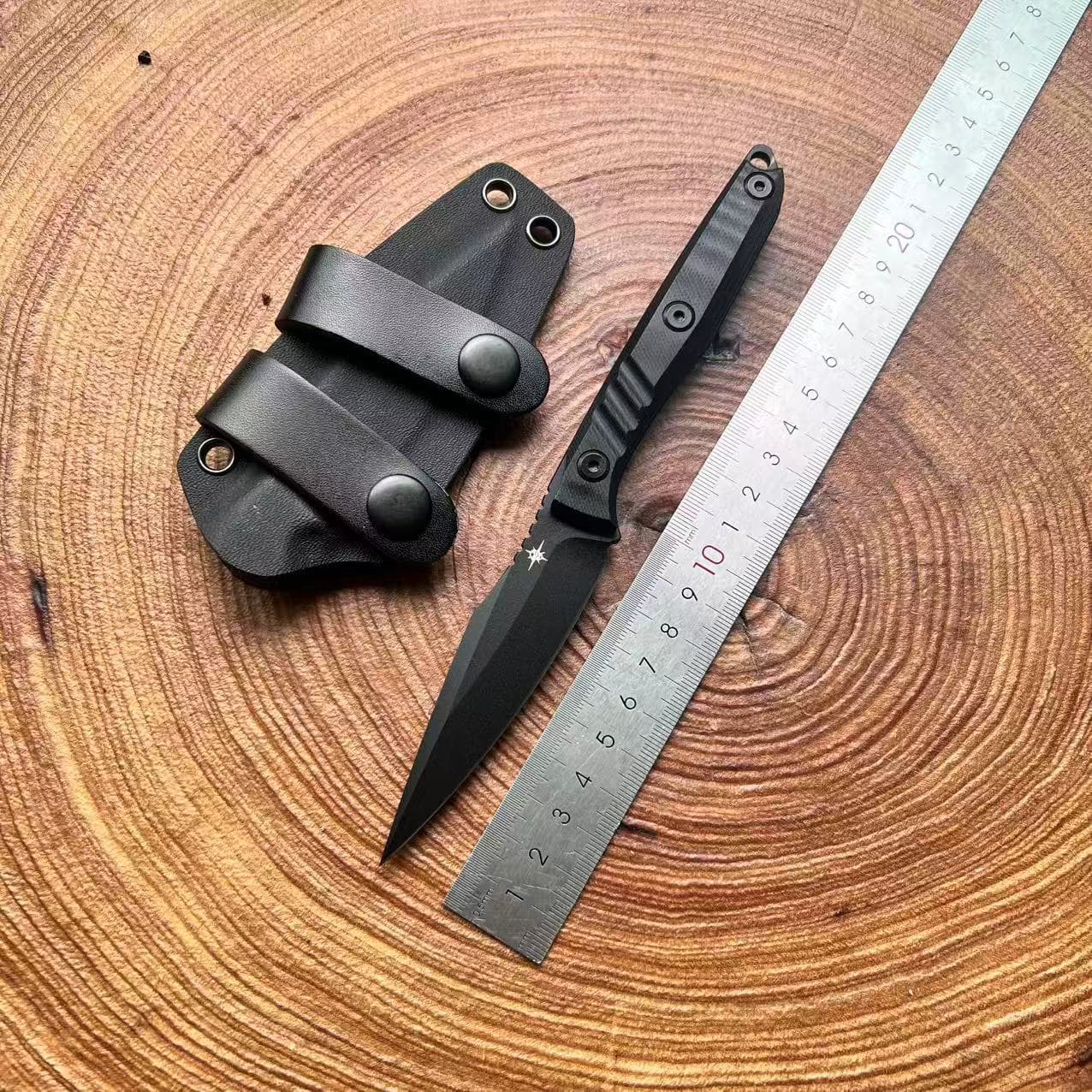 Outdoor Survival Portable Camping Cutting Tool Knife Multifunctional Mini Knife EDC Small Straight Knife Camping BBQ Knife