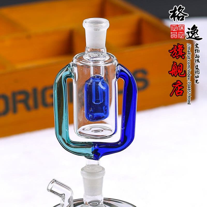 Geyi Hookah Water Pipe with Circulating Filter Mouthpiece, Glass Adapter, Dual-Use Hookah Accessories