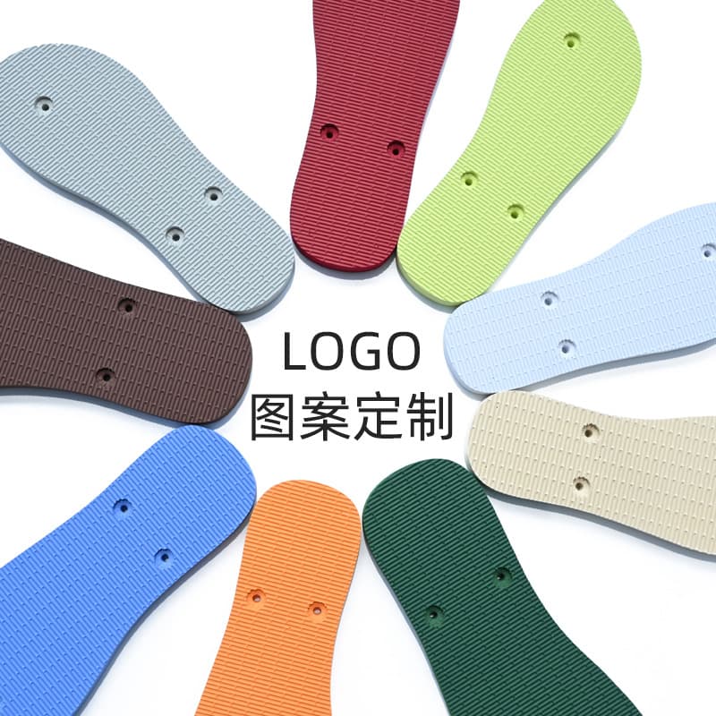Beach Sandals for Women 2025 Summer New Arrival Non-Slip Durable Rubber DIY Blank Flip Flops Customizable