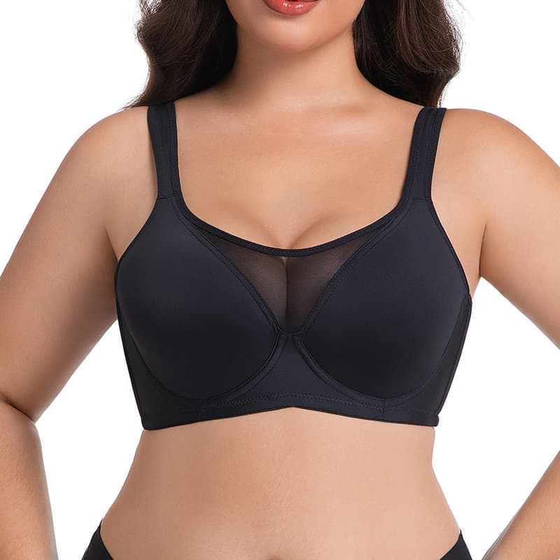 Cross-border Exclusive Supply Bra European & American Sizes Seamless Bra Wireless Underwear Amazon Best-seller English Label Foreign Trade