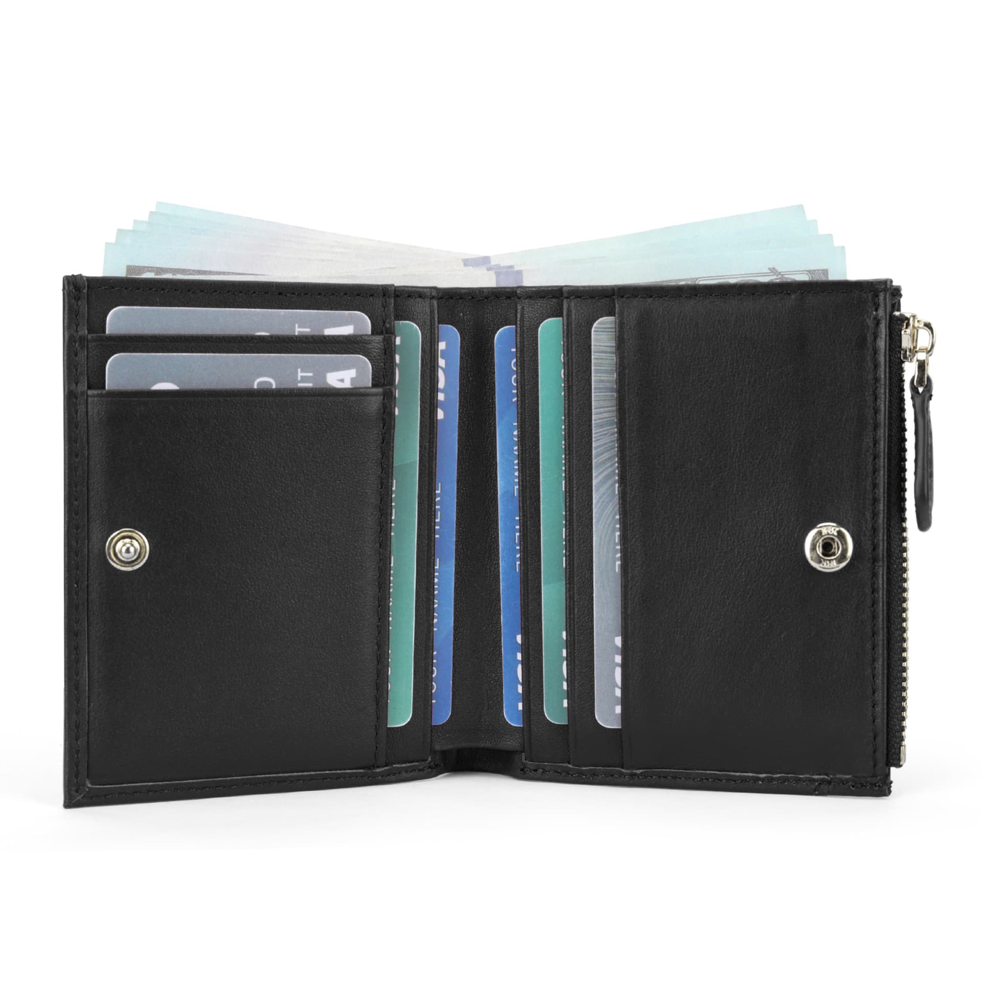 Amazon Japan Nappa Genuine Leather Wallet Multi-functional Mini Coin Purse Ultra-thin RFID Anti-theft Women's Wallet