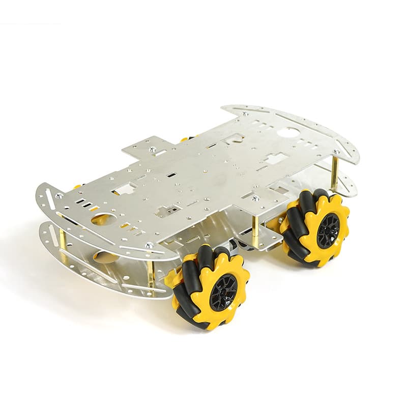 Mecanum Wheel Car 4WD Metal Bent Plate Chassis Robot Programming Accessories Kit Smart Car