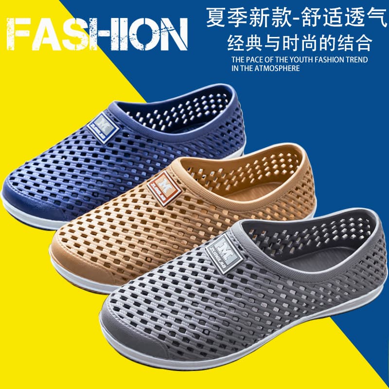 Manufacturer Wholesale Clogs Men and Women Breathable Closed Toe Korean Style Couples Anti-slip Chef Work Ground Sports Running Sandals