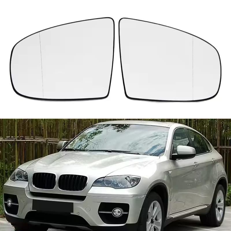 Replacement Heated Rear View Mirror Glass for BMW X5 E70 X6 E71 E72