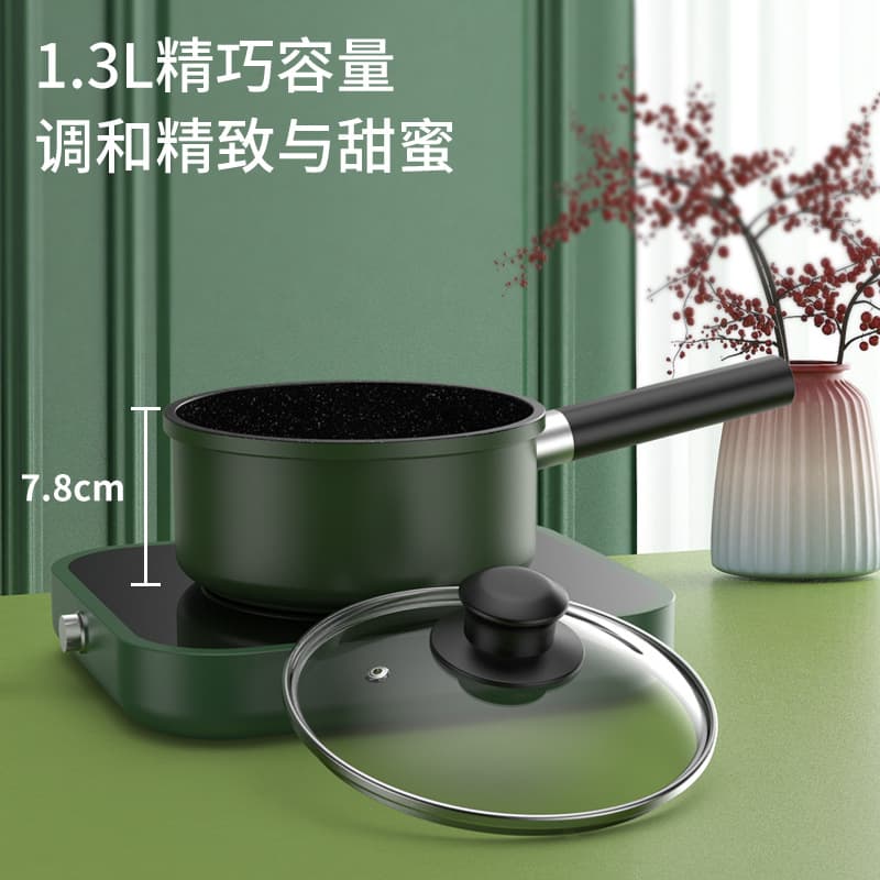 Maifan Stone One-Pot Non-Stick Milk Pot for Baby Food, Home Use Instant Noodles Small Pot, Supports Drop Shipping, Flat Bottom Induction Cooker Compatible