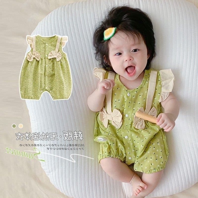Baby Clothes, Summer Thin Clothing, Super Cute Princess Romper for Newborns, Full Moon and Hundred-Day Celebrations, Summer Jumpsuit