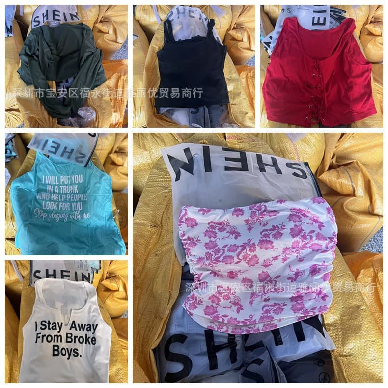 SHEIN Mixed Style Tops and Dresses Women's Clothing Cross-border Supply Low Price Wholesale SHEIN Overstock
