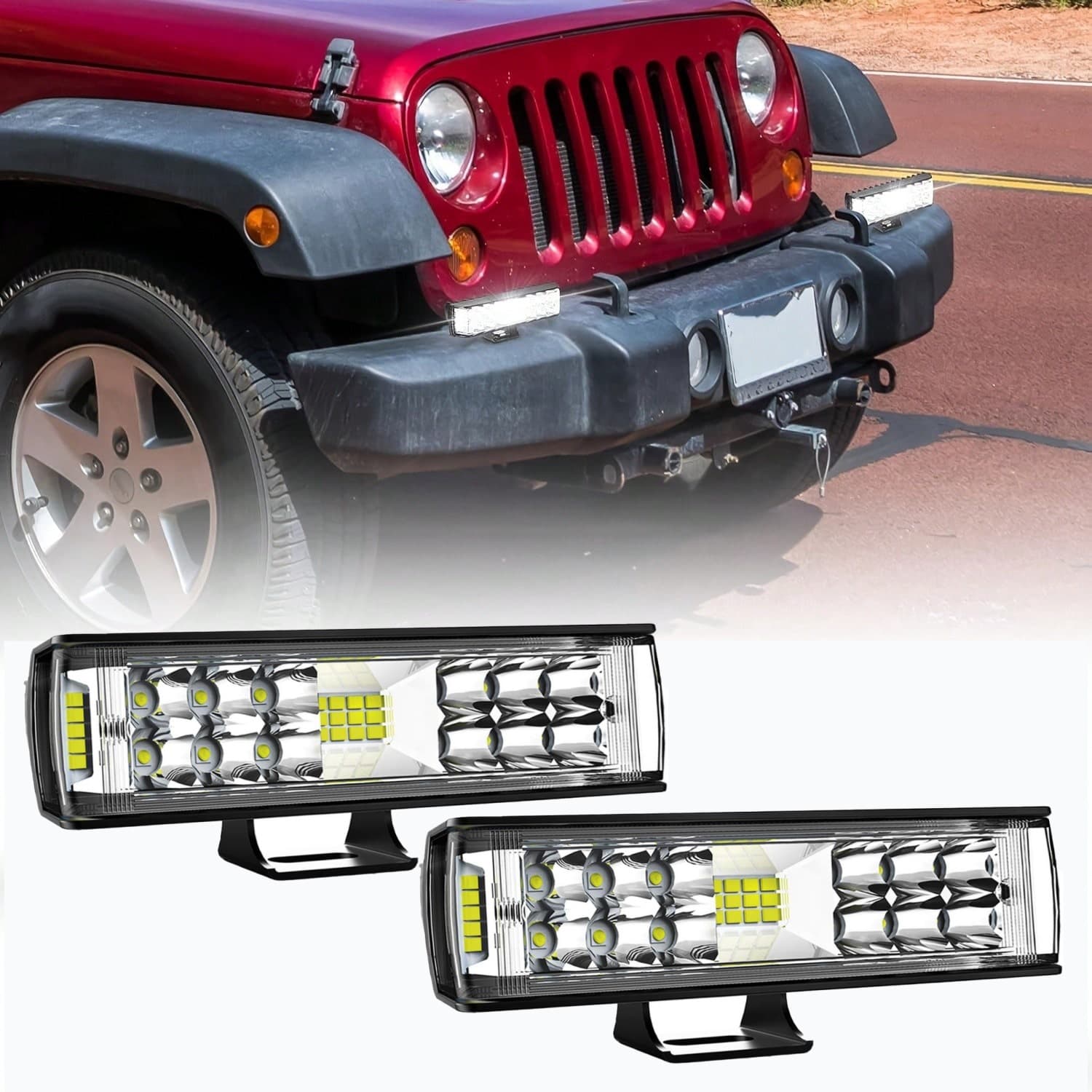 Manufacturer wholesale car led work lights, Led pod 6 inch Led light bar, suitable for super bright car lights