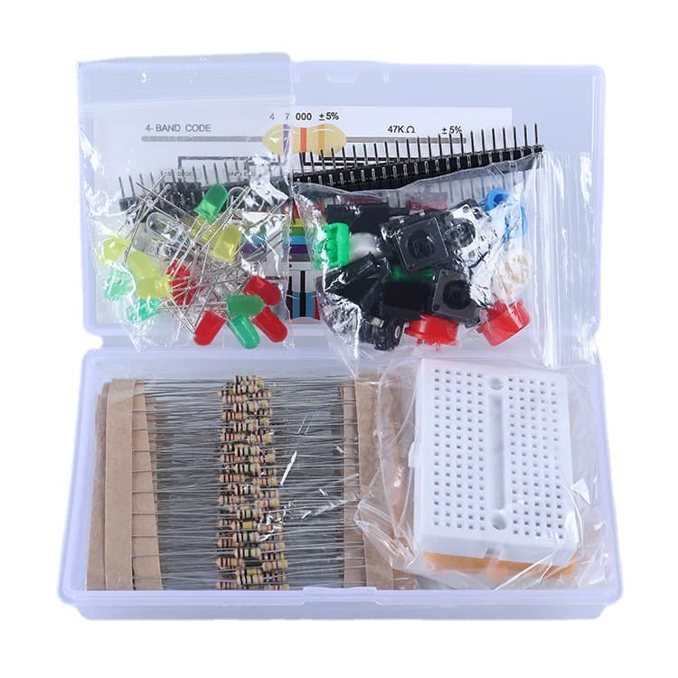 Starter Component Kit for UNO, General Electronics Parts Kit for Hobbyists, Compatible with Arduino