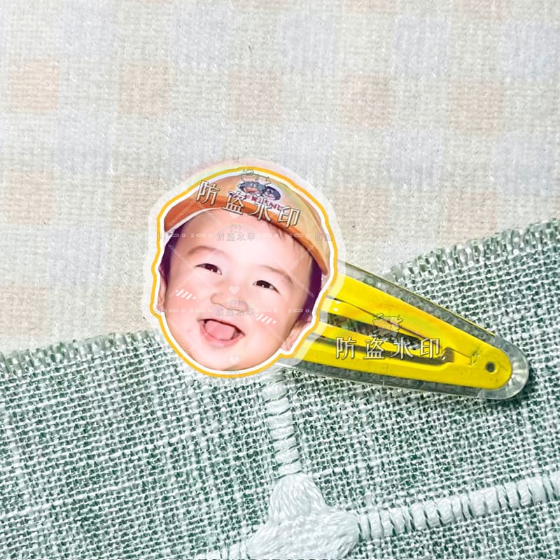 Nicholas Tse Celebrity Merchandise Acrylic BB Clips, Hair Clips, Hair Accessories, Headwear, Concert Support Items, Custom Designs Welcome