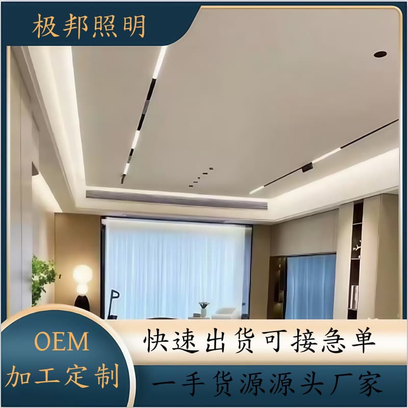 Factory Wholesale Recessed Magnetic Track Light Living Room Bedroom Surface Mounted Main-Light-Free Floodlight LED Track Smart Version