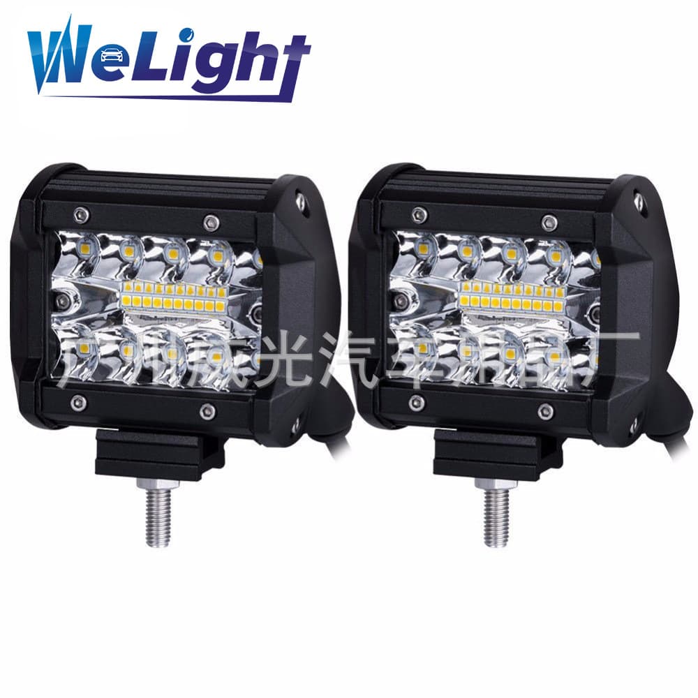 External Mounted 4-prong Off-road Vehicle Led Work Light Car Lamp Modification Vehicle Inspection Light Truck