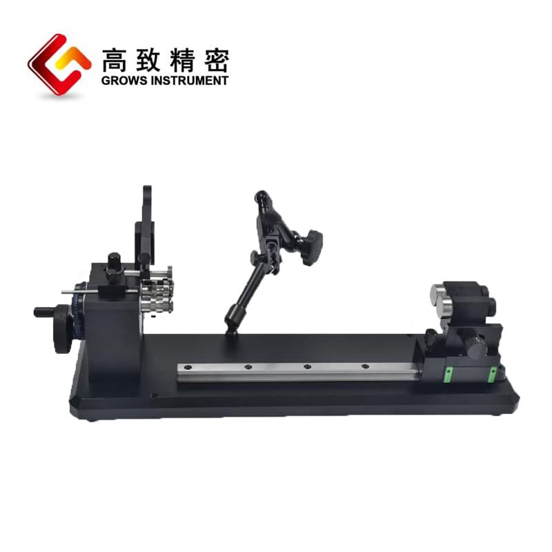 High Precision Manual Concentricity Gauge Shaft Parts Dual Gauge Groove and Cylindrical Roller Series
