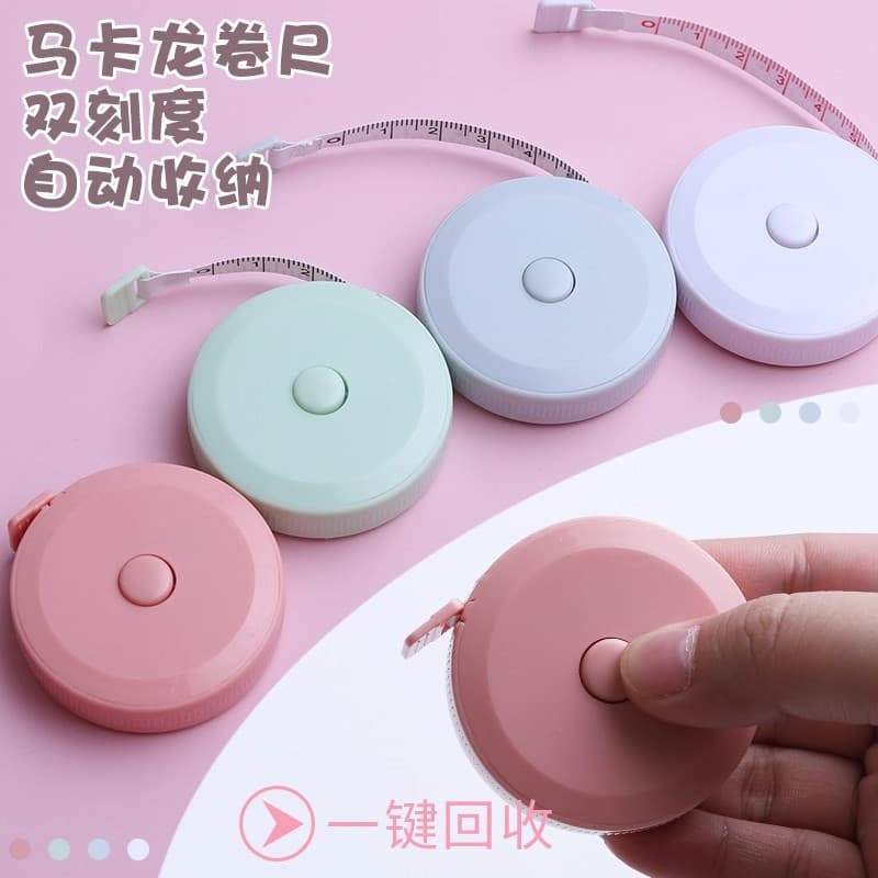 Tape Measure, Mini Soft Ruler, Multi-functional High Precision Cute Body, Waist, and Chest Measurement Retractable Soft Tape